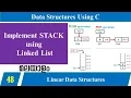 Lecture 48 - Implement STACK using Linked List in Malayalam