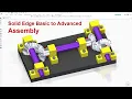 Solid Edge Basic to Advanced Assembly Transmission to Distant Shafts by Bevel Gear Drive Mechanism