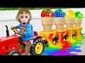 Download Lagu Macaco bon bon limpando o jardim e come doces coloridos com o cachorrinho | Bon Bon Brazil
