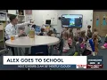 Alex Harrington goes back to school