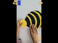 Wall to make a big Bumble Bee using wall decoration