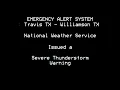 Severe Thunderstorm Warning Austin TX 4-15-21