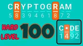 CRYPTOGRAM 100