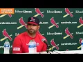 St Louis Cardinals manager Oli Marmol on Steven Katz when he found out about trades