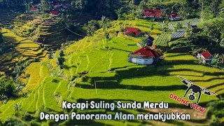 Download Kecapi Suling Sunda Penyejuk Hati Dengan Panorama Alam Pesawahan Indah. -Drone View- MP3