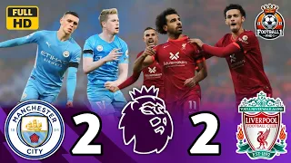 محمد صلاح يدمر مان سيتي بهدف أسطوري ليفربول 2 2 مانشستر سيتي الدوري الإنجليزي 2021 FHD 