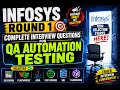 INFOSYS Automation Testing Interview Questions