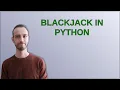 Codereview BlackJack in python