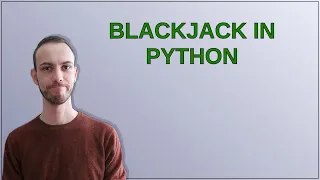 Codereview BlackJack in python