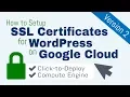 SSL Certificate Setup for WordPress on Google Cloud Click-to-Deploy