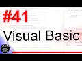41 VISUAL BASIC Tutorial Create Function
