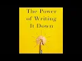THE POWER OF WRITING IT DOWN BOOK SUMMARY Must Listen Take Notes
