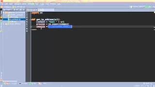 Python Website Scanner Tutorial 3 IP Address