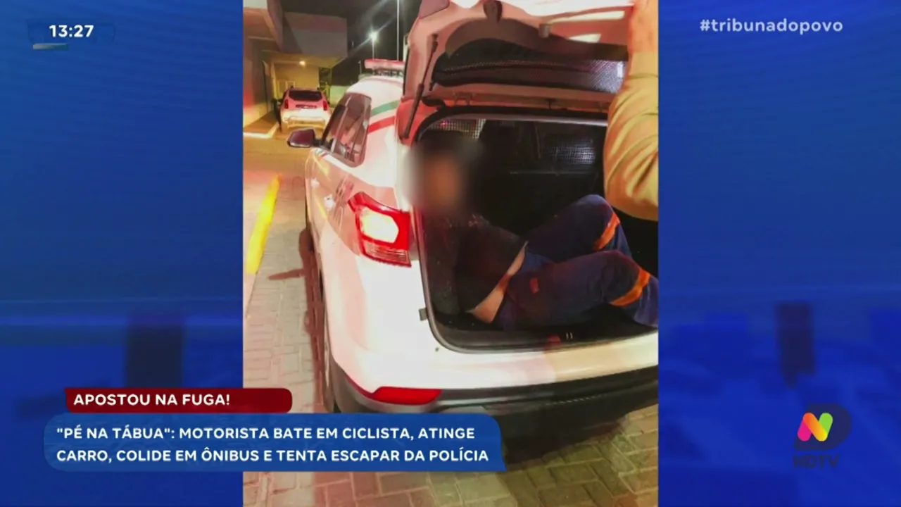 Confusão em Araquari: motorista envolvido em acidente e tentativa de fuga