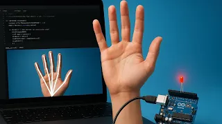 Arduino Project Hand Gesture Based Light Control with Mediapipe OpenCV in Python