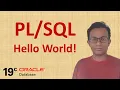 Hello World Program How to run PL SQL program Tutorial 2