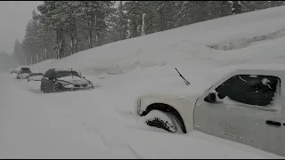 California s Donner Pass Blizzard Chaos