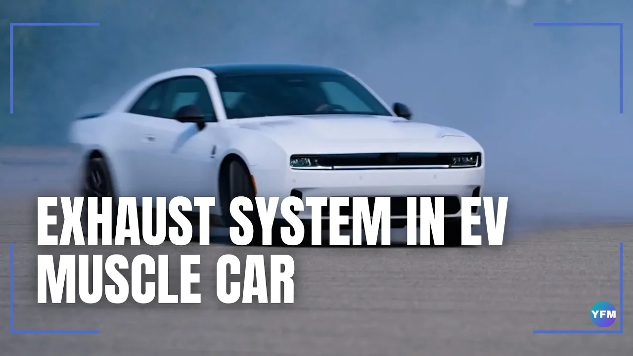 EXHAUST SYSTEM IN EV MUSCLE CAR