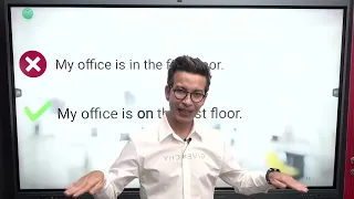 Qual preposição se usa para falar o ANDAR do prédio? - COMO NÃO ERRAR FRASES EM INGLÊS #08