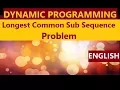 Longest Common Sub Sequence Problem Dynamic Programming English By Studies Studio