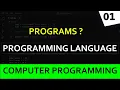 Introduction To Computer Programming Programming Language