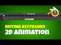 How to edit your animation by Editing Keyframes Blender Grease Pencil tutorial