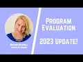 Program Evaluation 2023 Update - Social Work Shorts