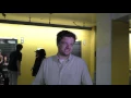 Matt L Jones talks about phone app gambling as he leaves ArcLight Theatre in Hollywood
