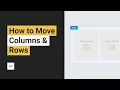 Moving Columns and Rows Tutorial by Without Code