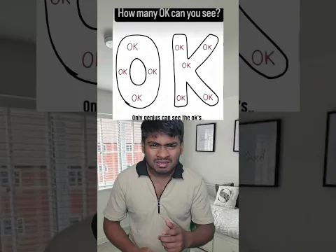 How many OK can you see? π