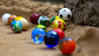 Marble Racing on REAL Sand: 🌞 Marble Rally S8 Race 6
