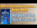 1992-93 Upper Deck Basketball Series 1 - Part One Multiple MJs Rare Shaq Rookie Trade Card
