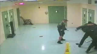 shows Miami-Dade corrections officer punch inmate