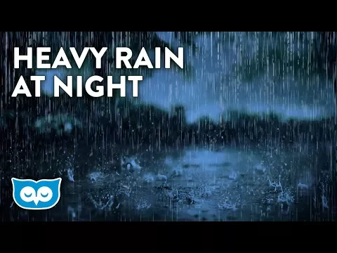 Download MP3 Heavy Rain Sounds At Night With No Thunder | 2 Hours Rainstorm | Heavy Rain Sounds for Sleeping