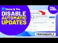 Windows 11 Home Pro Disable automatic updates permanently - or pause it for 20 years