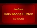 Easy Dark Mode Button With One Line of JavaScript