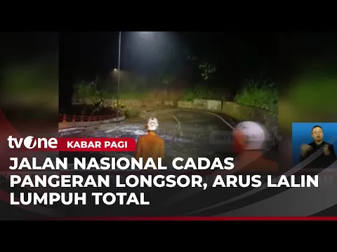 Longsor Dua Titik di Cadas Pangeran, Arus Lalu Lintas Lumpuh Total