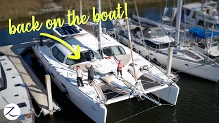 We left our boat for 6 MONTHS, but now WE’RE BACK!