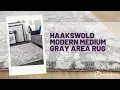 Haakswold Modern Medium Gray Area Rug