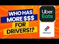 Will You Make More Delivering Pizzas for Dominos OR Driving for UberEats
