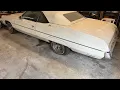 9-10-26 Estate Auction 1972 Chevy Impala Convertible Car - Barn Find