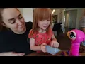 2 PiNK FLAMiNGO PETS!!  Adley and Niko Learn to feed and potty train new pretend pet animal friends