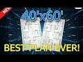 40x60 House Plan East Facing 2 Story G 1 Visual Maker