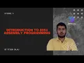 E5 INTRODUCTION TO 8051 ASSEMBLY PROGRAMMING ELECTRONICS AND COMMUNICATION PIYUSH BAJAJ