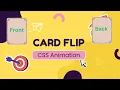 Create Stunning Flip Cards with CSS Animation CSS Card Flip Tutorial Hindi