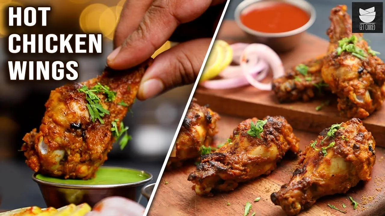 Tandoori Chicken Wings   Oven Baked Chicken Wings   Hot Wings Recipe By Prateek Dhawan   Get Curried