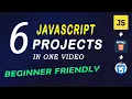 Build 6 JavaScript Projects - Vanilla JavaScript Course beginner friendly