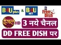 DD free dish will launching 3 new channel soon