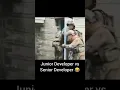 how senior vs junior developer do