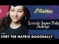 1329 Sort the Matrix Diagonally Medium Cpp Matrix Most intuitive approach